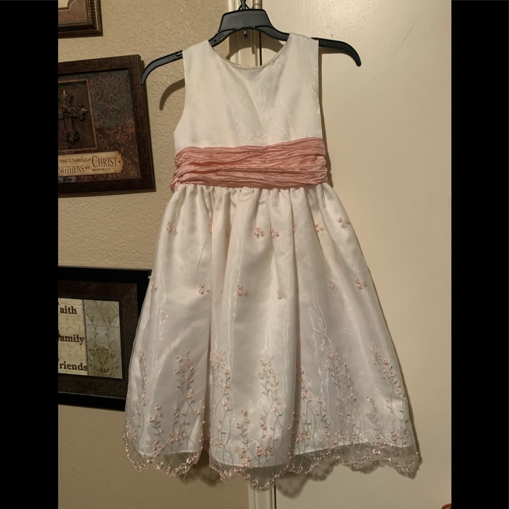 Beautiful Embroidery & Pearl Dress